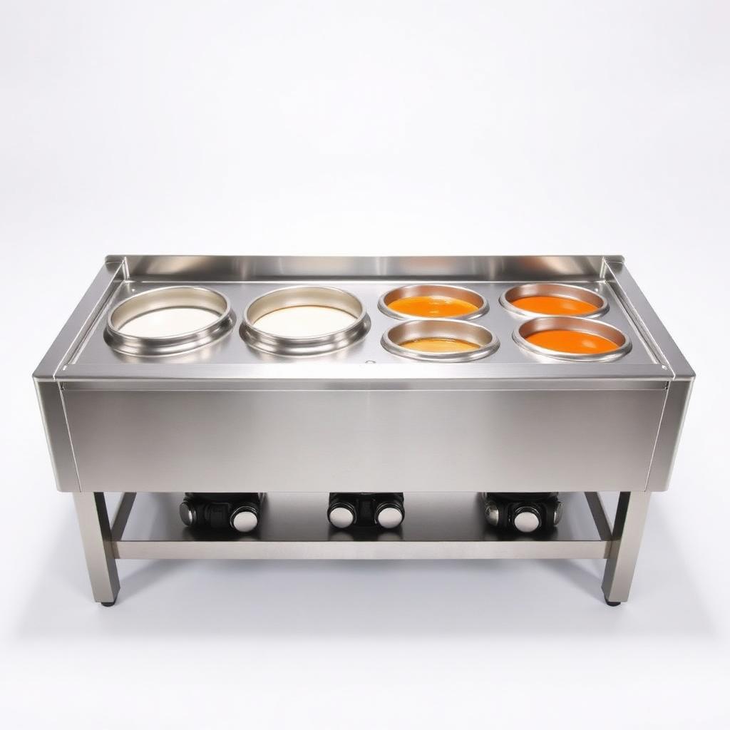 Bain Marie With 6 Round Container