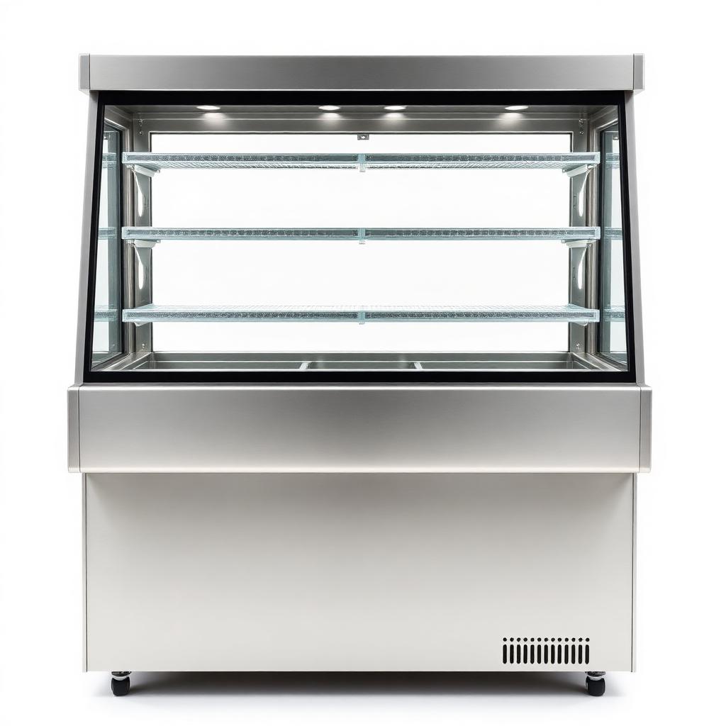 Cooling Display With Bottom And 3 Shelves