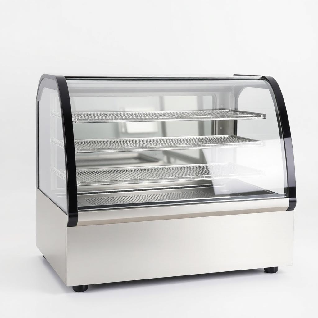 Hot Display With 3 Shelves