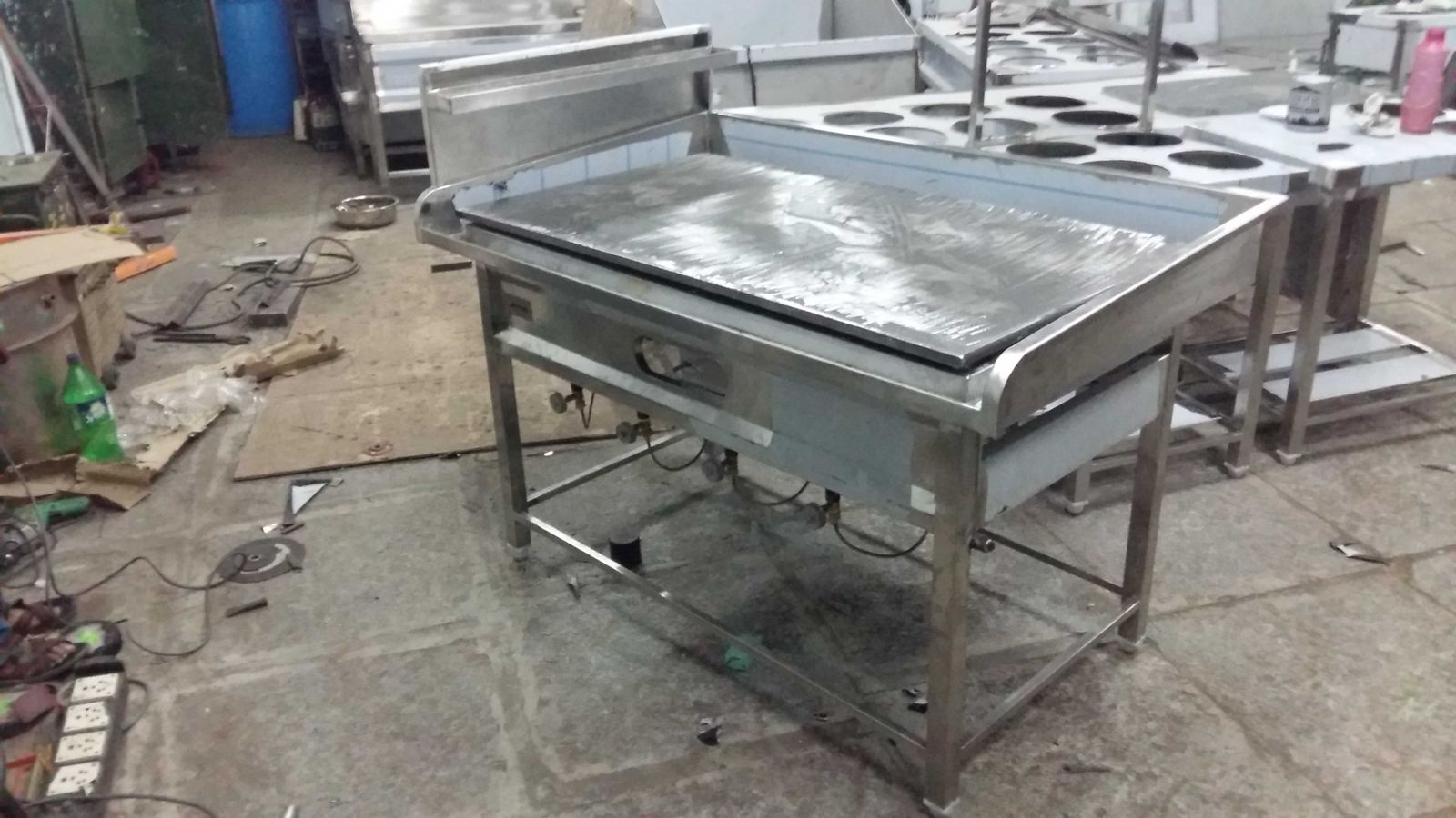 Dosa Burner — commercial stainless steel dosa griddle plate