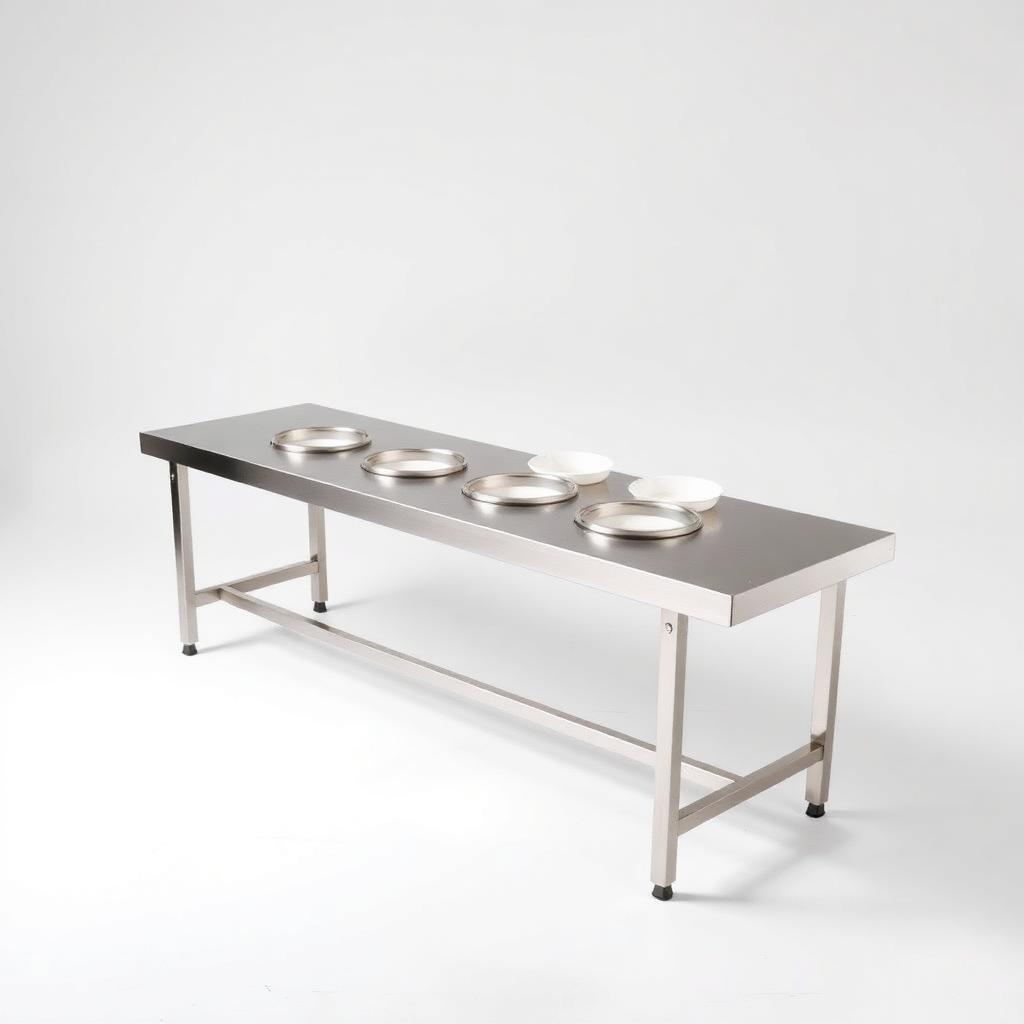 Batter Table With 6 Round Container