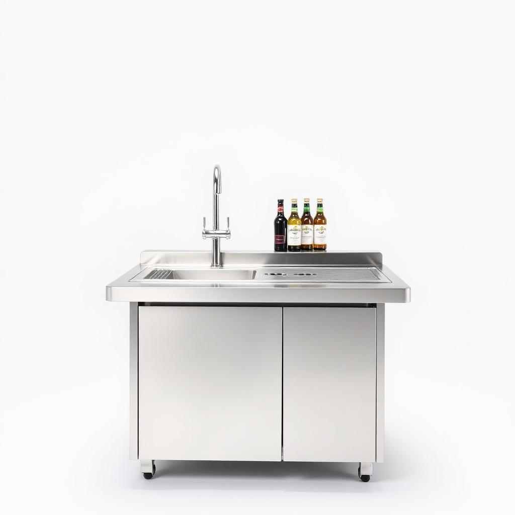 Mocktail Station With Sink And Speed Rail