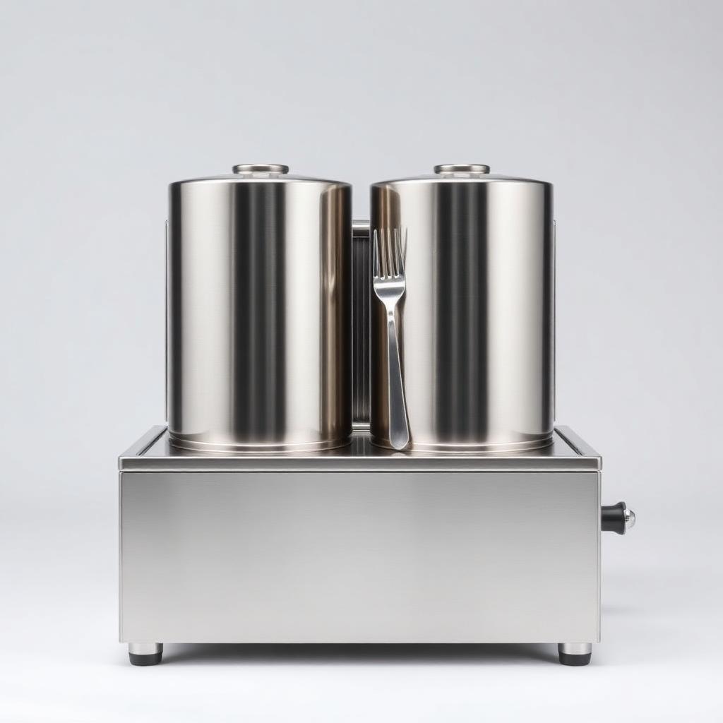 Two Container Spoon Sterilizer