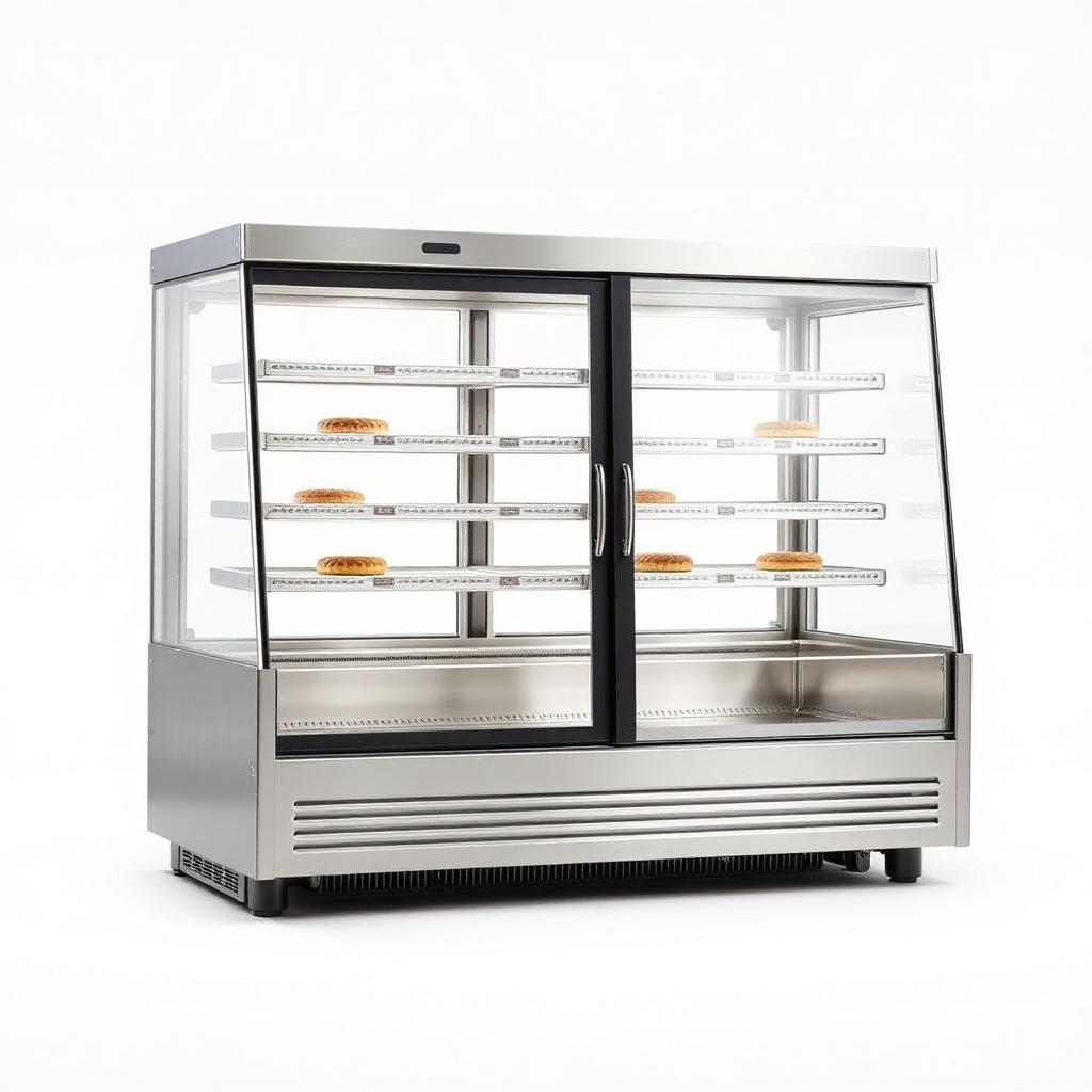 Cooling Display With Sliding Door